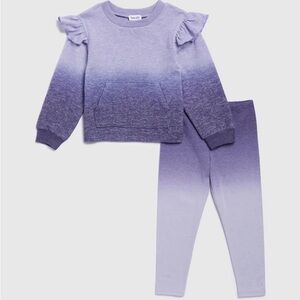 💕HP💕Splendid baby girl dip dye purple set
